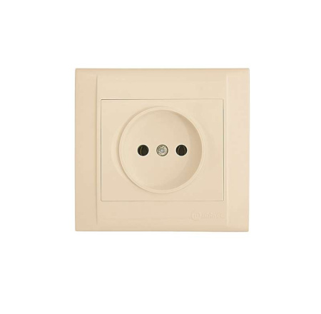 Розетка СП Defne 16А IP20 без заземл. крем. Makel 42010022