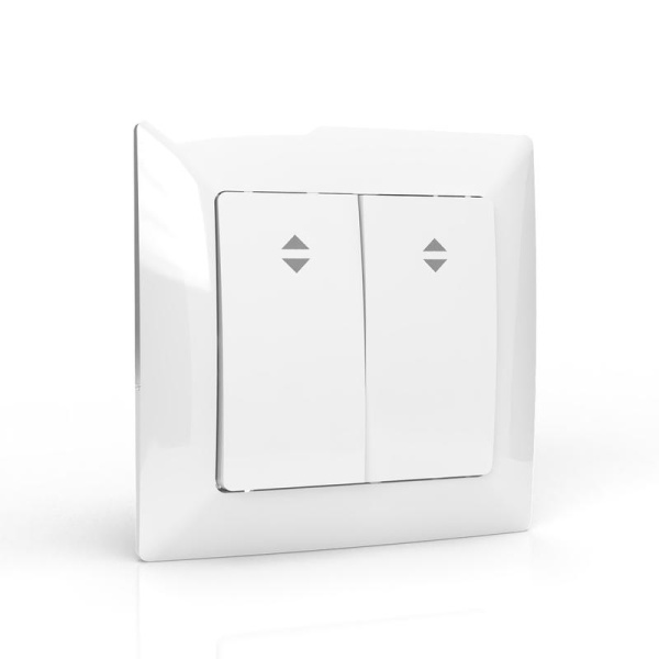 Переключатель проходной 2-кл. СП AVA 10А IP20 в сборе бел. TOKOV ELECTRIC TKL-AV-P2F-C01