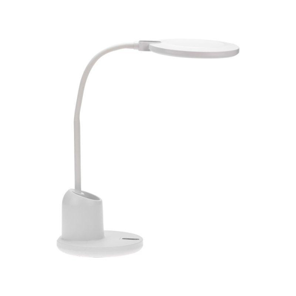 Светильник настольный LED 12Вт с органайзером бел. Rexant 75-0224