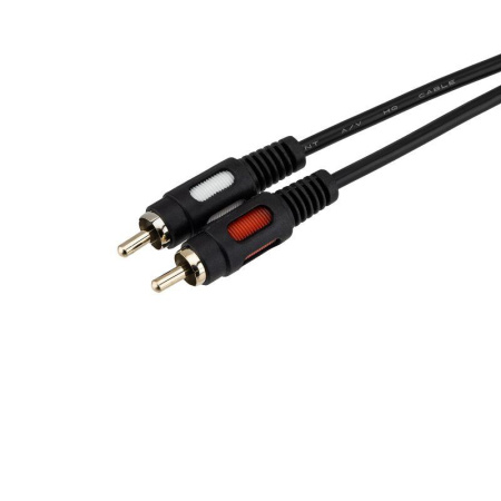 Шнур 2RCA Plug - 2RCA Plug 10м (GOLD) Rexant 17-0148