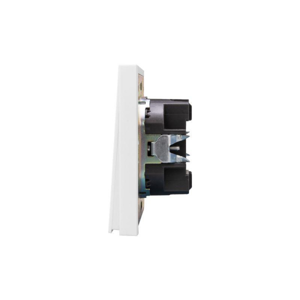 Выключатель 1-кл. СП STRONG MIELE 10А жемчуж. Kranz KR-78-0705-4