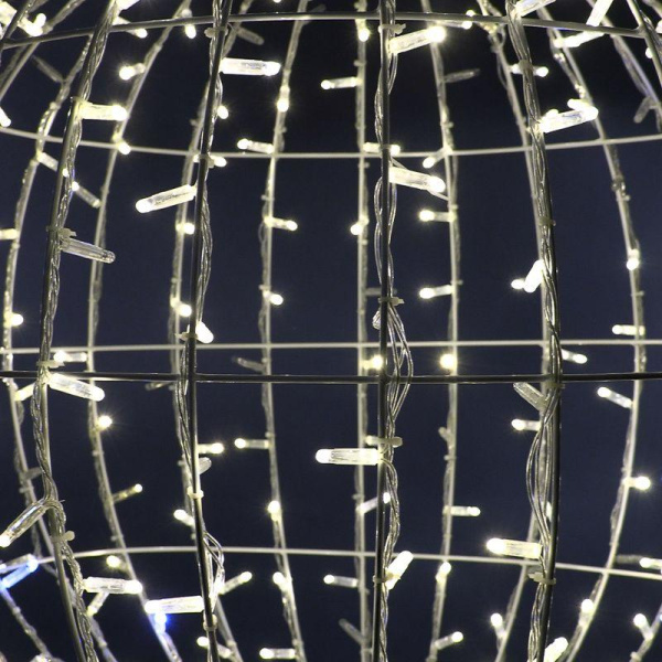 Фигура светодиодная "Шар" d80см 300LED тепл. бел. эффект мерцания 230В Neon-Night 501-616