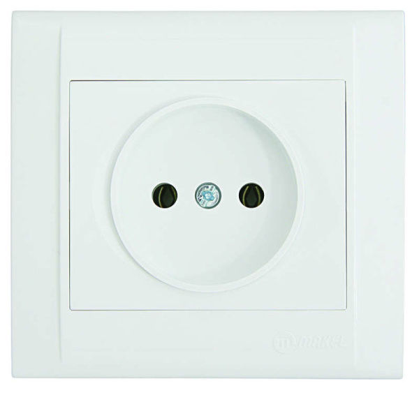 Розетка СП Defne 16А IP20 без заземл. бел. Makel 42001022