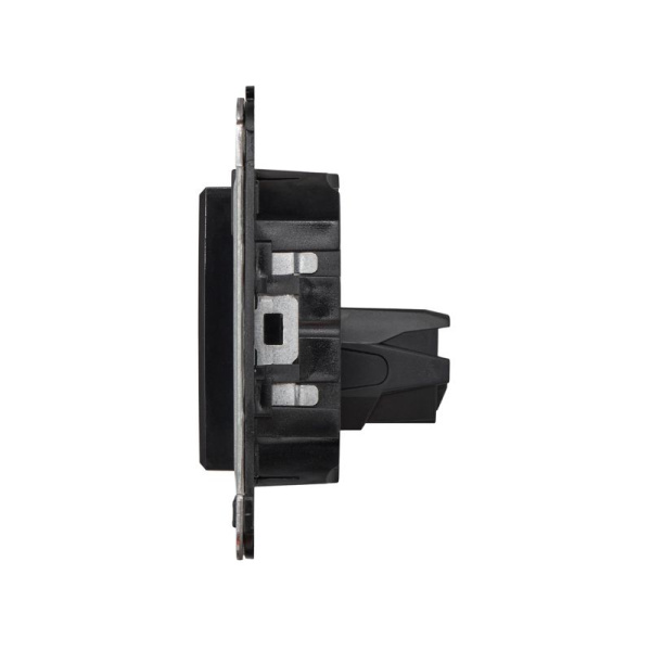 Розетка USB 2.0 1-м СП Avanti "Черный квадрат" тип А-А DKC 4402403