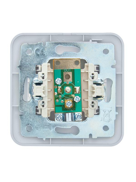 Розетка телевизионная оконечная TV СП ASTI IP20 в сборе бел. LEZARD 7081-0202-130