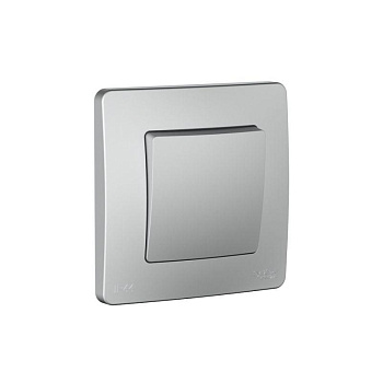 Переключатель 1-кл. СП Blanca 10А IP44 (сх.6) 250В алюм. SE BLNVS410603