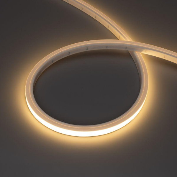 Лента светодиодная NOVA-TOP-PU-A120-16x15mm 24В Warm 3000К 10Вт/м IP68 wire x2 герметичная полиуретан (уп.5м) Arlight 050738