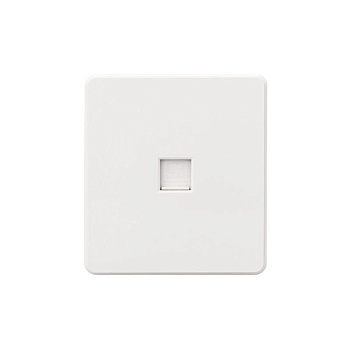 Розетка компьютерная СП ROUND MIELE RJ45 кат.6 перламутр Kranz KR-78-0724-1