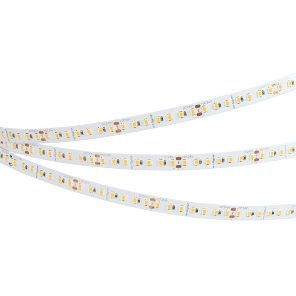 Лента светодиодная RT-A140-10mm 24V Warm 3000К SUN 20Вт/м IP20 2835 (уп.5м) Arlight 037831