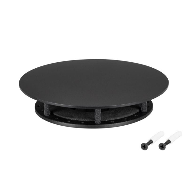 Крепление MOONLIGHT-BASE-ROUND-D25-M метал. черн. Arlight 046067
