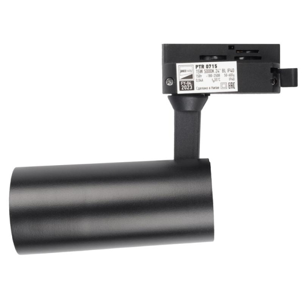 Светильник светодиодный трековый PTR 0715 15Вт 5000К IP40 24град. BL черн. JazzWay 5041219