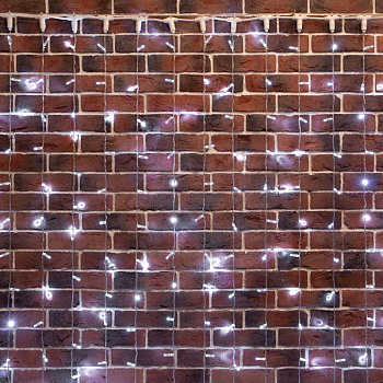 Гирлянда светодиодная "Светодиодный Дождь" 2х6м 768LED бел. 230В IP65 эффект мерцания провод прозр. ПВХ (нужен блок 303-500-1) Neon-Night 235-385