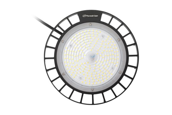 Светильник светодиодный ДСП IB 11 S 100W VW 840 BK 257х257х111мм 100Вт 4000К IP65 High Bay подвес черн. Русский Свет 16091123169