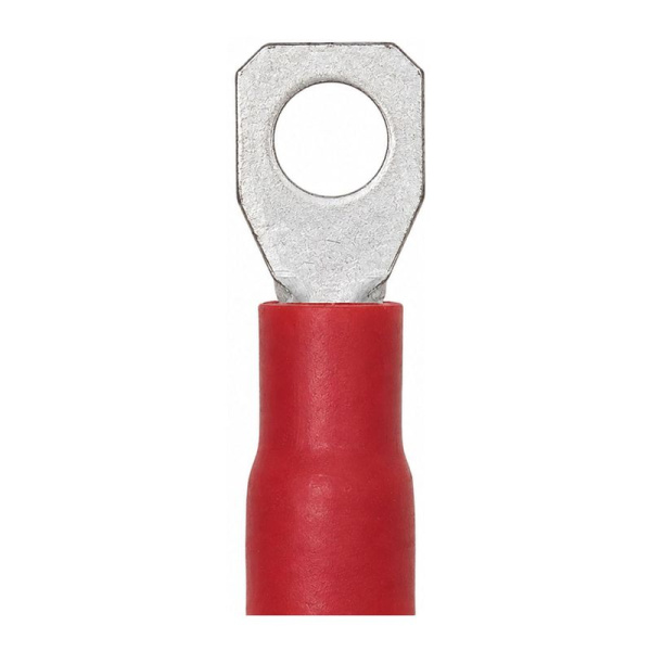 Наконечник кольц. изол. 0.25-1.5кв.мм отв. d4.2мм кр. (уп.100шт) DKC 2A4P