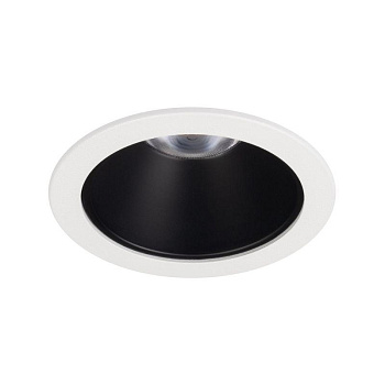 Светильник светодиодный MS-ATLAS-BUILT-R58-10W Warm3000 (WH-BK 35 deg 230В) IP20 металл Arlight 035454(1)