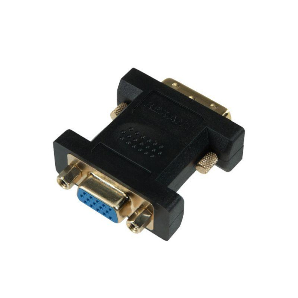 Переходник штекер DVI-I - гнездо VGA Rexant 17-6821