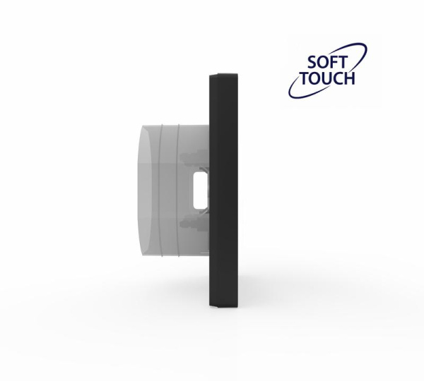 Рамка 1-м Pixel IP44 карбон TOKOV ELECTRIC TKE-PX-RM1-C14-IP44