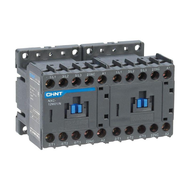 Контактор реверсивный NXC-09M10/Z/N 3п 9А 24В DC 1НО (R) CHINT 956561