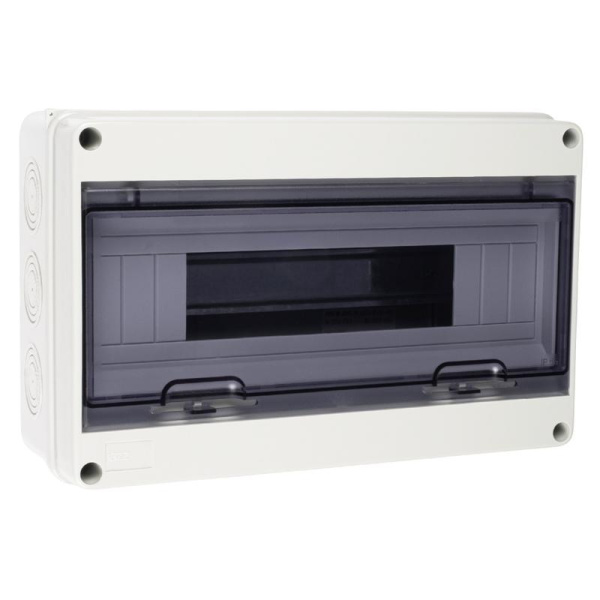 Бокс модульный накладной PDB/W 4015 GR (ЩРН-ПГ-15) IP65 пластик. JazzWay 5072107