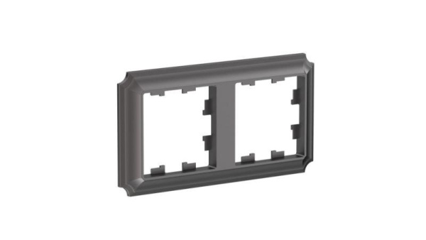 Рамка 2-м AtlasDesign Antique универс. мокко SE ATN100602