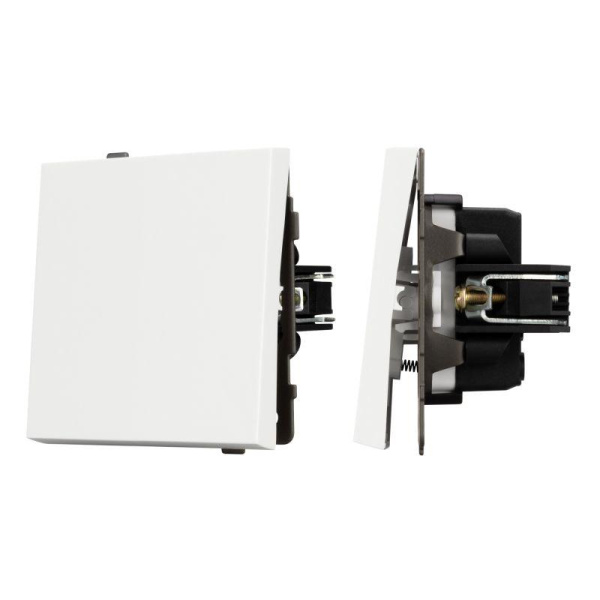 Выключатель звонковый SWT-TENDO-MKR1-SFPL-WH 10А 230В механизм Arlight 054590