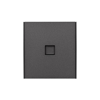 Розетка компьютерная СП STRONG MIELE RJ45 кат.6 графит Kranz KR-78-0724-6