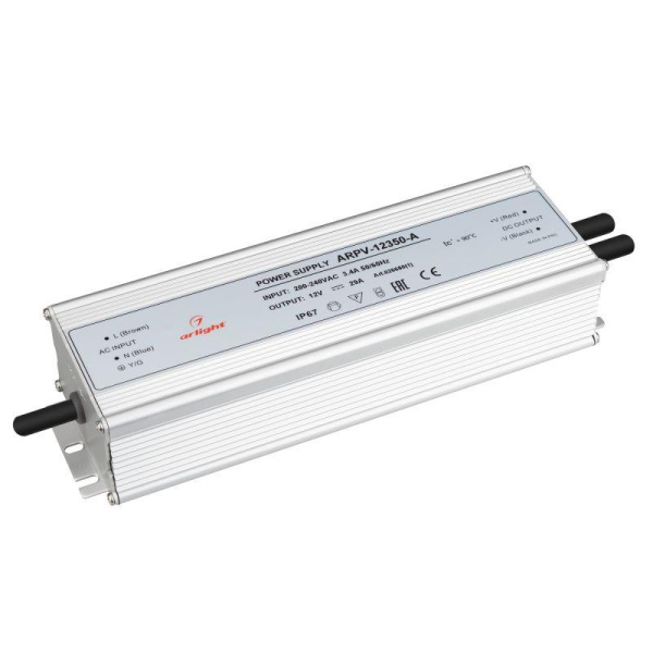 Блок питания ARPV-12350-A 12В 29.0А 350Вт IP67 метал. Arlight 026680(1)