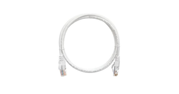 Патч-корд кат.5E U/UTP 4х2х24AWG patch CU LSZH нг(А)-HFLTx 1м бел. NIKOMAX NMC-PC4UD55B-010-C-WT
