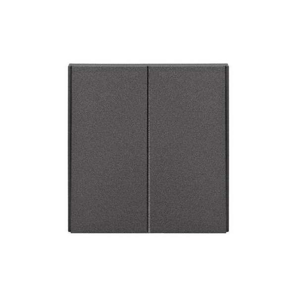 Выключатель 2-кл. СП STRONG MIELE 10А графит Kranz KR-78-0706-6
