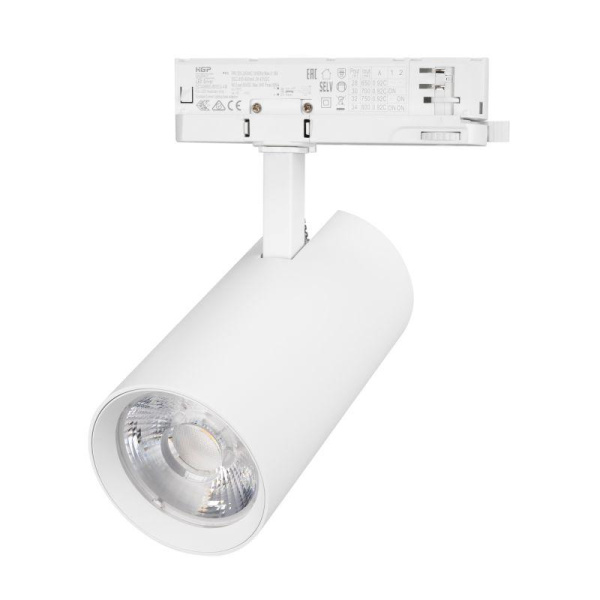 Светильник светодиодный LGD-GERA-4TR-R90-30W Day4000 WH 15deg 230В IP20 30Вт 4000К метал. Arlight 055125