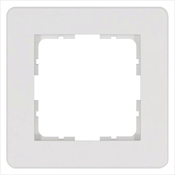 Рамка 1-м G-Flex бел. глянцевый Jasmart G1101W