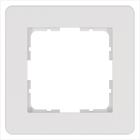 Рамка 1-м G-Flex бел. глянцевый Jasmart G1101W