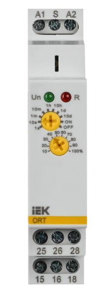 Реле задержки включения ORT 2 контакта 12-240В AC/DC IEK ORT-A2-ACDC12-240V