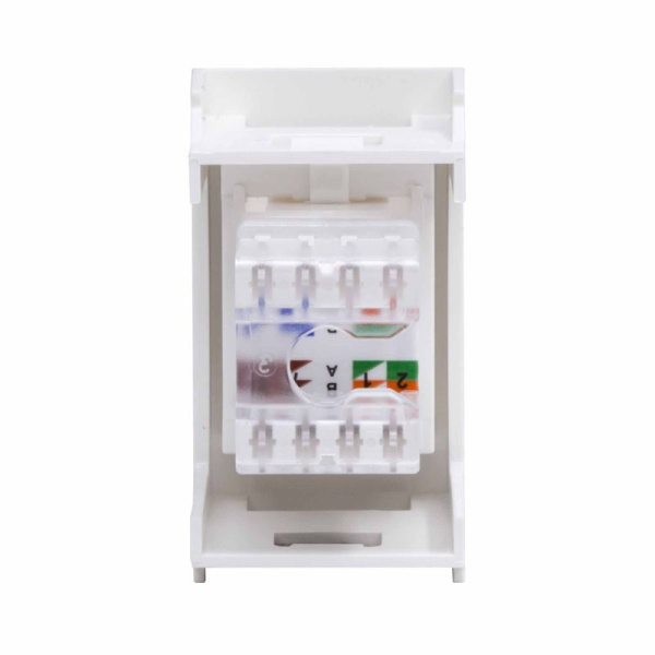 Розетка компьютерная 1-м 1мод. Viva RJ45 кат.6 бел. DKC 45058