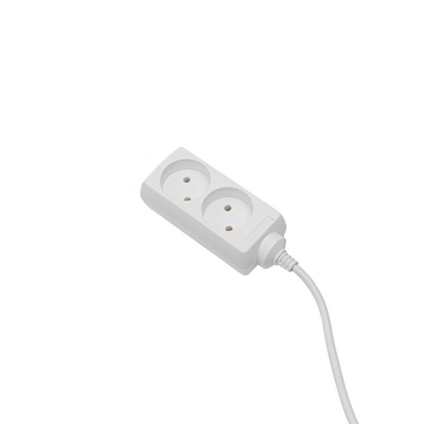 Удлинитель 2х5м без заземл. 10А IP20 S 2х5 2.2кВт ПВС2х0.75 Volsten 9298