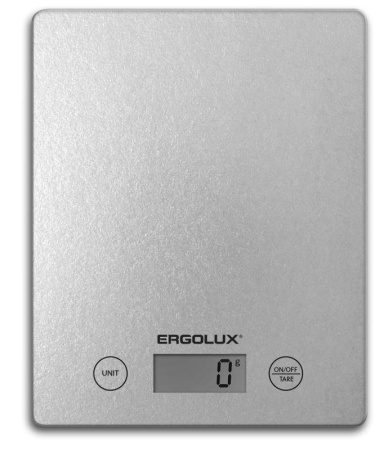 Весы кухонные ELX-SK02-С03 до 5кг 195х142мм сер. Ergolux 13600