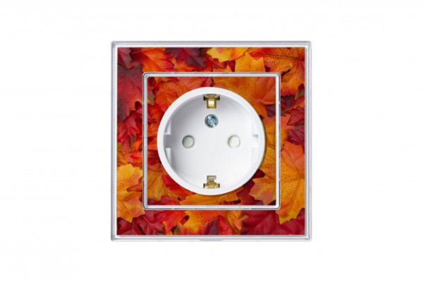 Розетка 1-м СП AtlasDesign Art 16А IP20 с заземл. защ. шторки механизм бел. SE ATN200145