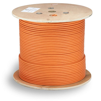 Кабель витая пара F/UTP кат.6 4х2х23AWG solid LSZH нг(А)-HF FTP-4P-Cat.6-SOLID-LSZH оранж. (уп.305м) Cabeus 8948c