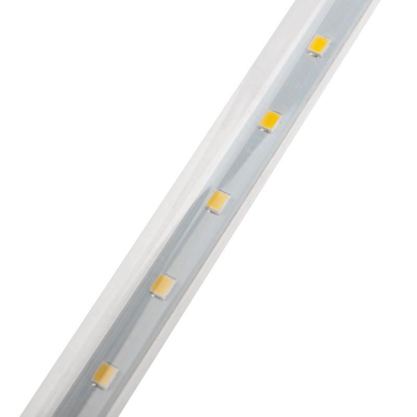 Гирлянда светодиодная "Тающие сосульки" 10шт х 50см шаг 100см 600LED тепл. бел. 24В провод каучук бел. соединяется Neon-Night 256-423
