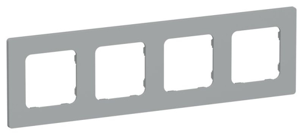 Рамка 4-м СП FLITE РУ-4-К-ФлС сер. IEK FI-M42-32-20-K03
