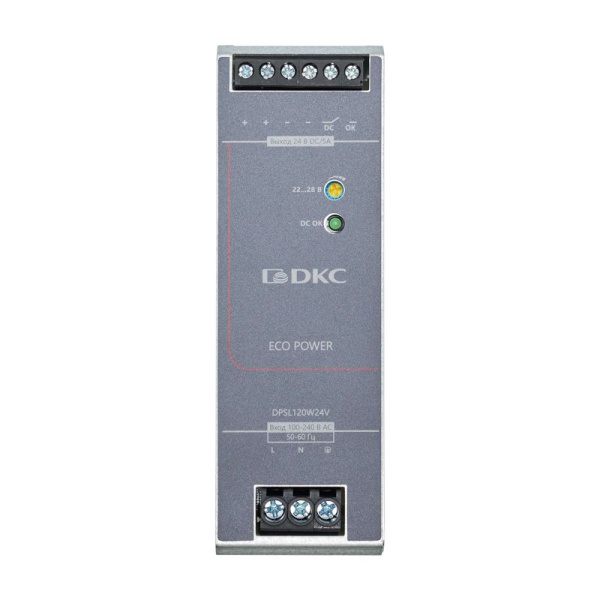 Источник питания "ECO POWER" 1ф 120Вт 5А 24В DKC DPSL120W24V