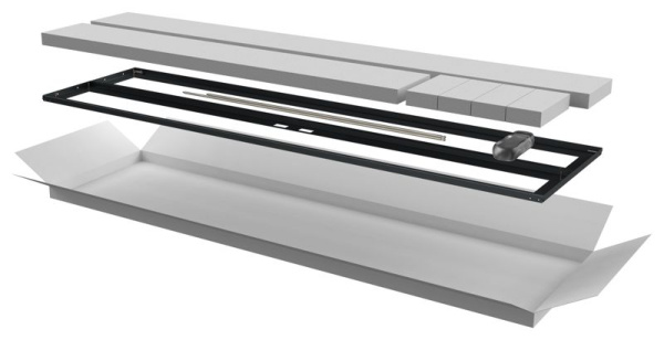 Дверь двустворчатая для шкафа LINEA N 42U 600мм перфорир. черн. ITK LN05-42U6X-D2P