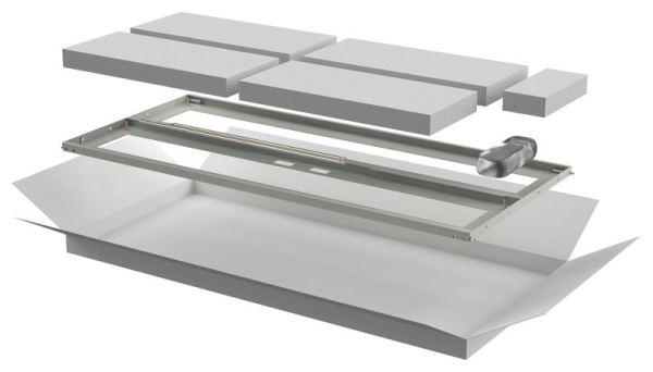 Дверь двустворчатая для шкафа LINEA N 24U 600мм перфорир. сер. ITK LN35-24U6X-D2P
