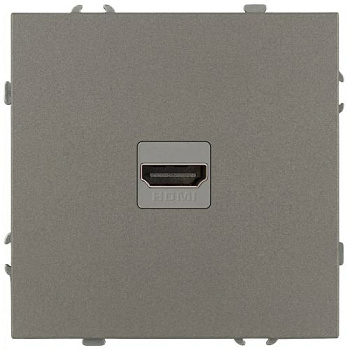 Розетка HDMI СП Galaxy 16А IP20 250В титан 15-3114-07 Эра Б0070800