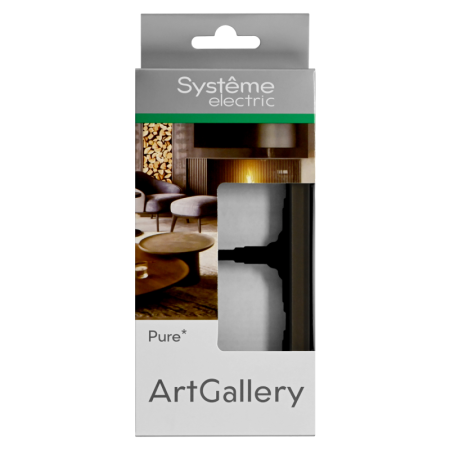 Рамка 2-м ArtGallery Pure органич. стекло мокко SE GAL320602