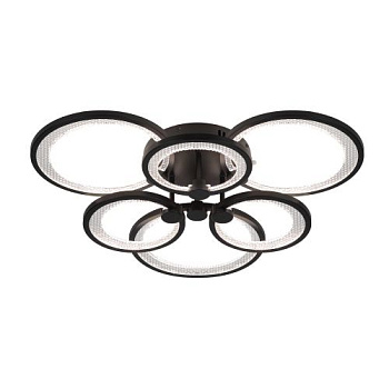 Светильник светодиодный Odry CLL-1-117-RC BK 117Вт 3000К-6000К 600х550х135 с пультом ДУ черн. Эра Б0069752