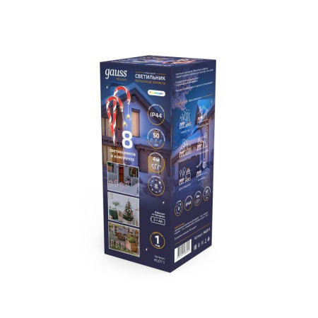 Светильник новогодний светодиодный Holiday Волшебные конфеты мультицвет IP44 GAUSS HL011