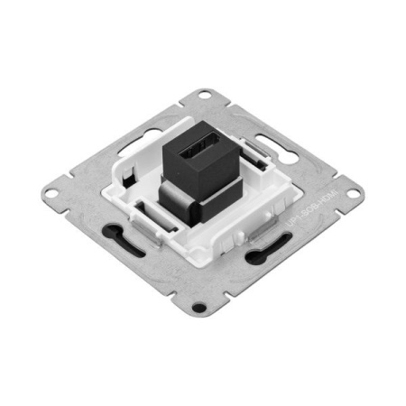 Розетка СП Эпика HDMI механизм черн. EKF UP1-SOB-HDMI