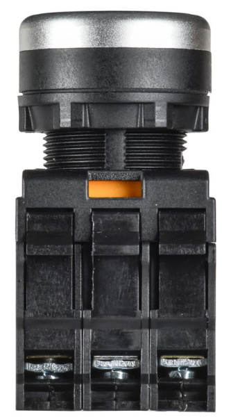 Кнопка d22мм 1НО+1НЗ MASTER с подсветкой красн. IEK MI-BT60-11D-3-12-K04
