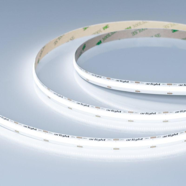 Лента светодиодная COB-X576-10mm 24В White 6000К 15Вт/м IP20 высок. эффект. 150лм/Вт (уп.5м) Arlight 059118